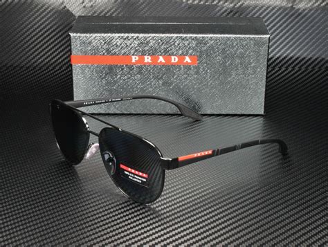 ps54ts prada|Prada Linea Rossa PS 54TS 1AB5Z1 Black Metal .